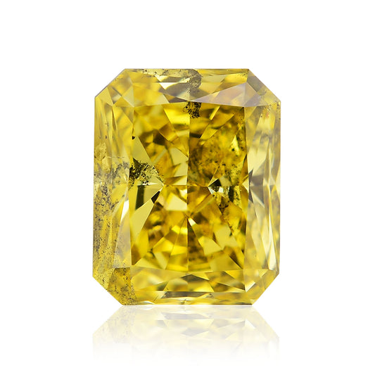 1,01 Karat Fancy Deep Yellow Radiant (SI2) GIA