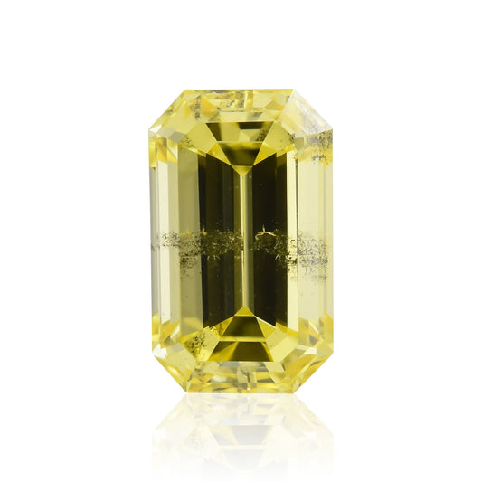0,43 Karat Fancy Intense Yellow Emerald Diamond (SI2) GIA