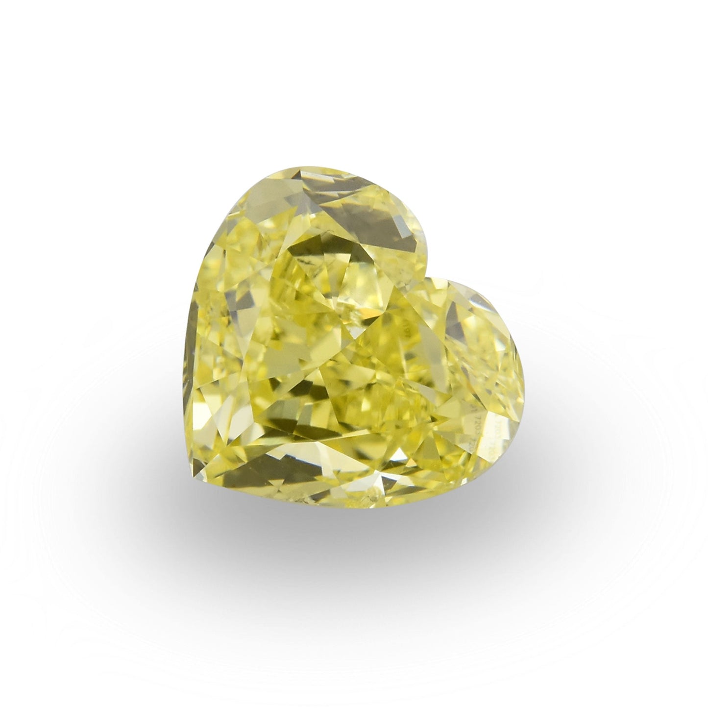 1,50 Karat Fancy Intense Yellow Heart Diamant SI1 GIA