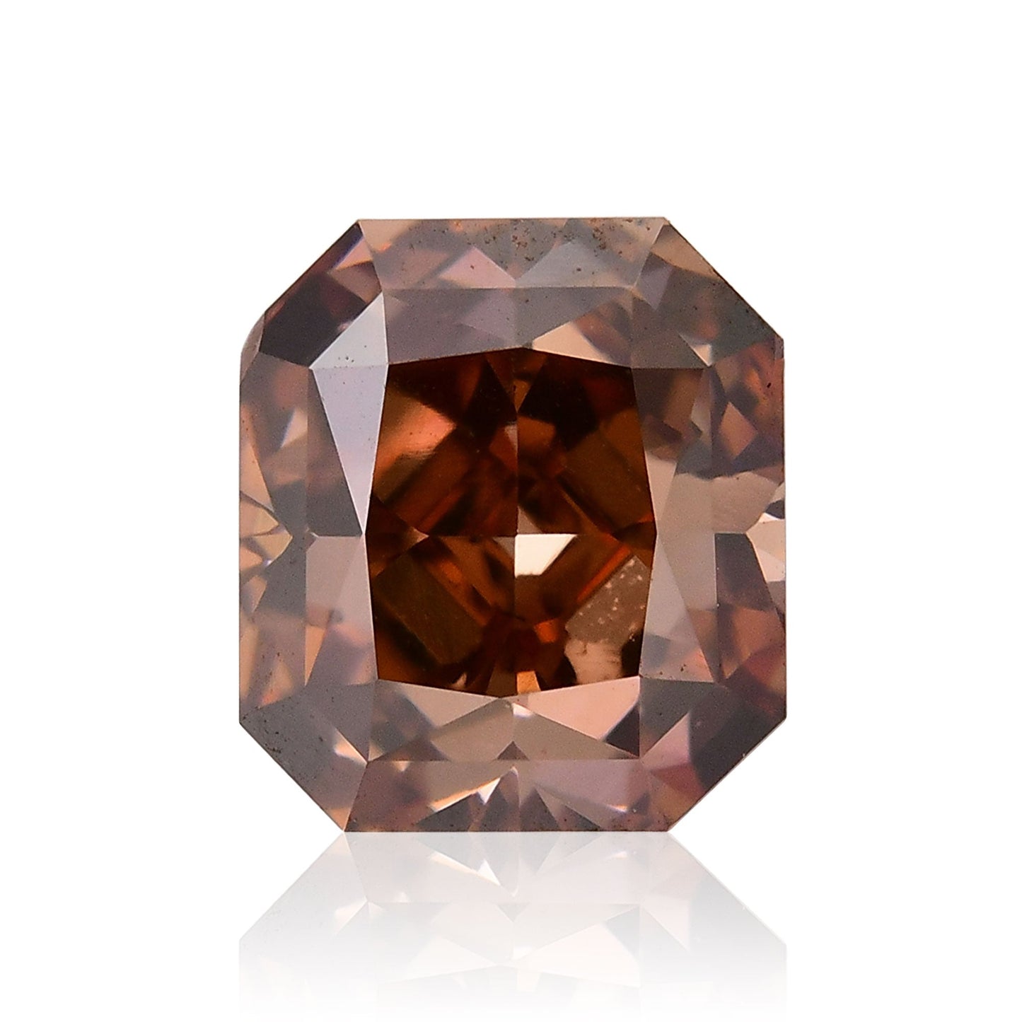 0,73 Karat Fancy Dark Pink Brown Radiant VS2 GIA