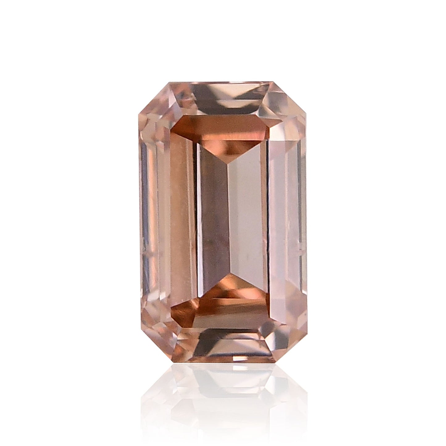 0,26 Karat Fancy Brown Pink Emerald Diamond (SI2) GIA
