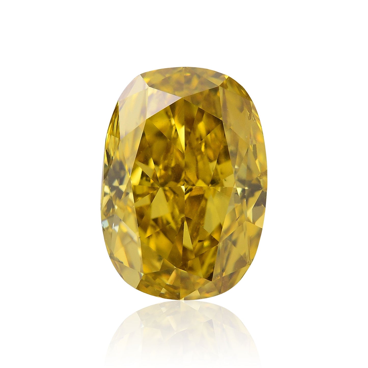 2,51 Karat Fancy Deep Yellow Cushion Diamant SI2 GIA