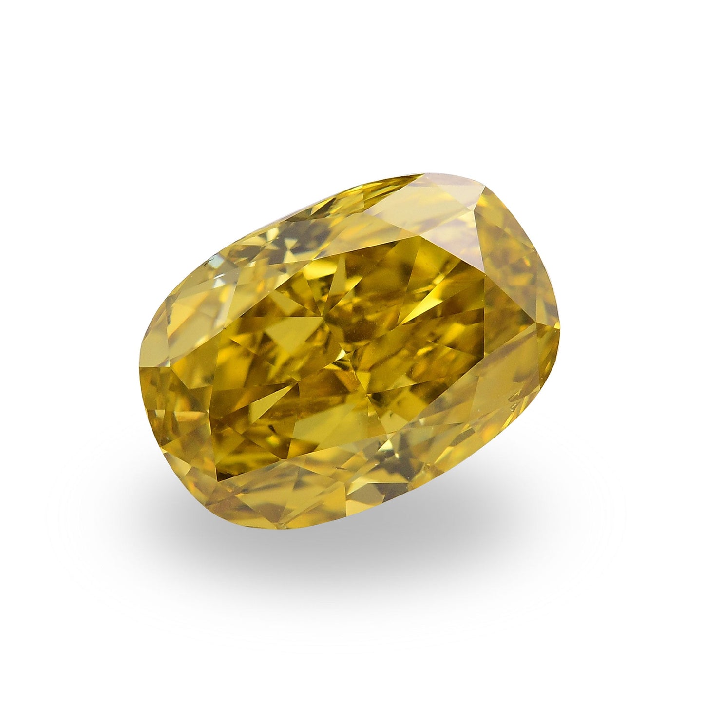 2,51 Karat Fancy Deep Yellow Cushion Diamant SI2 GIA