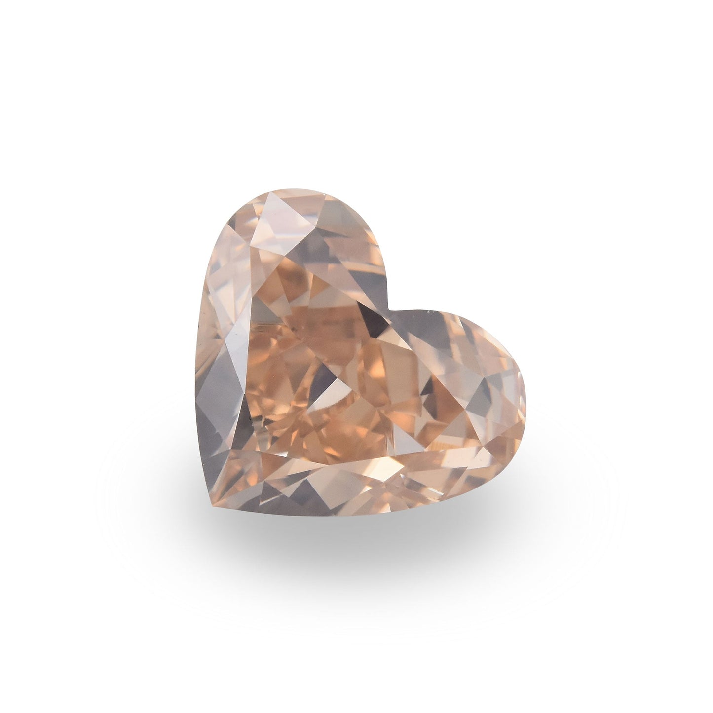 1,10 Karat Fancy Brown Pink Heart Diamant SI1 GIA
