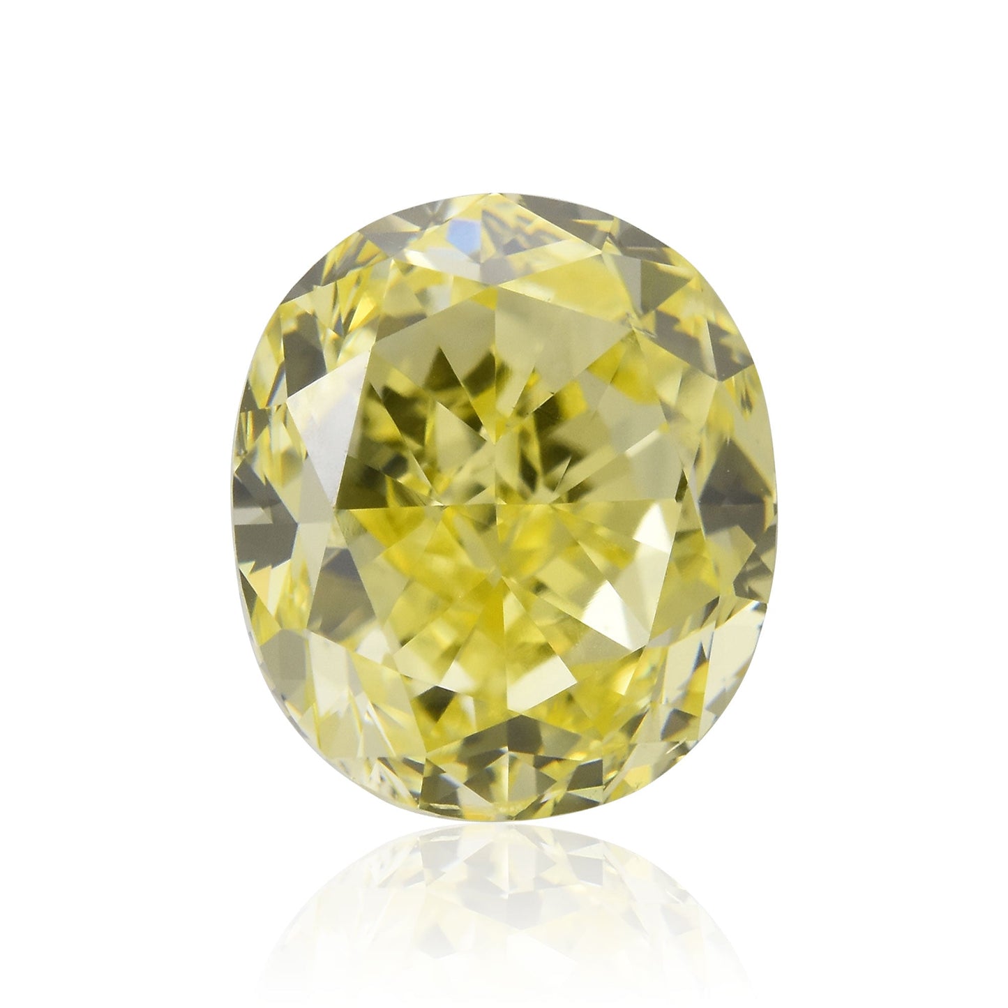 1,50 Karat Fancy Intense Yellow Oval Diamond SI1 GIA