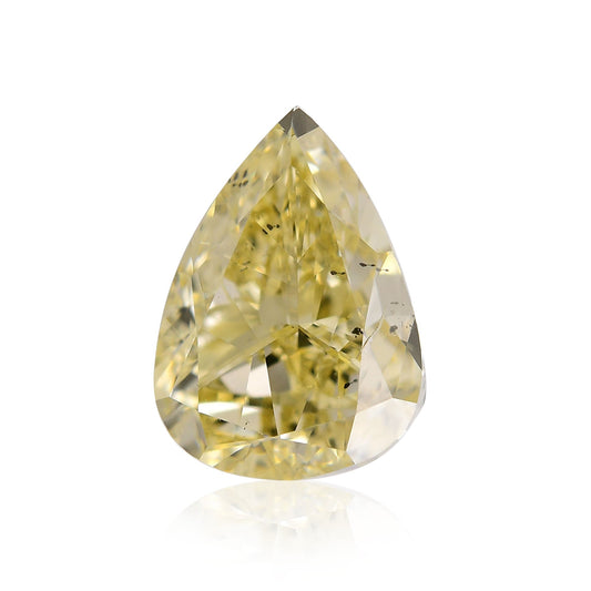 1,51 Karat Fancy Yellow Birnenförmiger Diamant SI2 GIA
