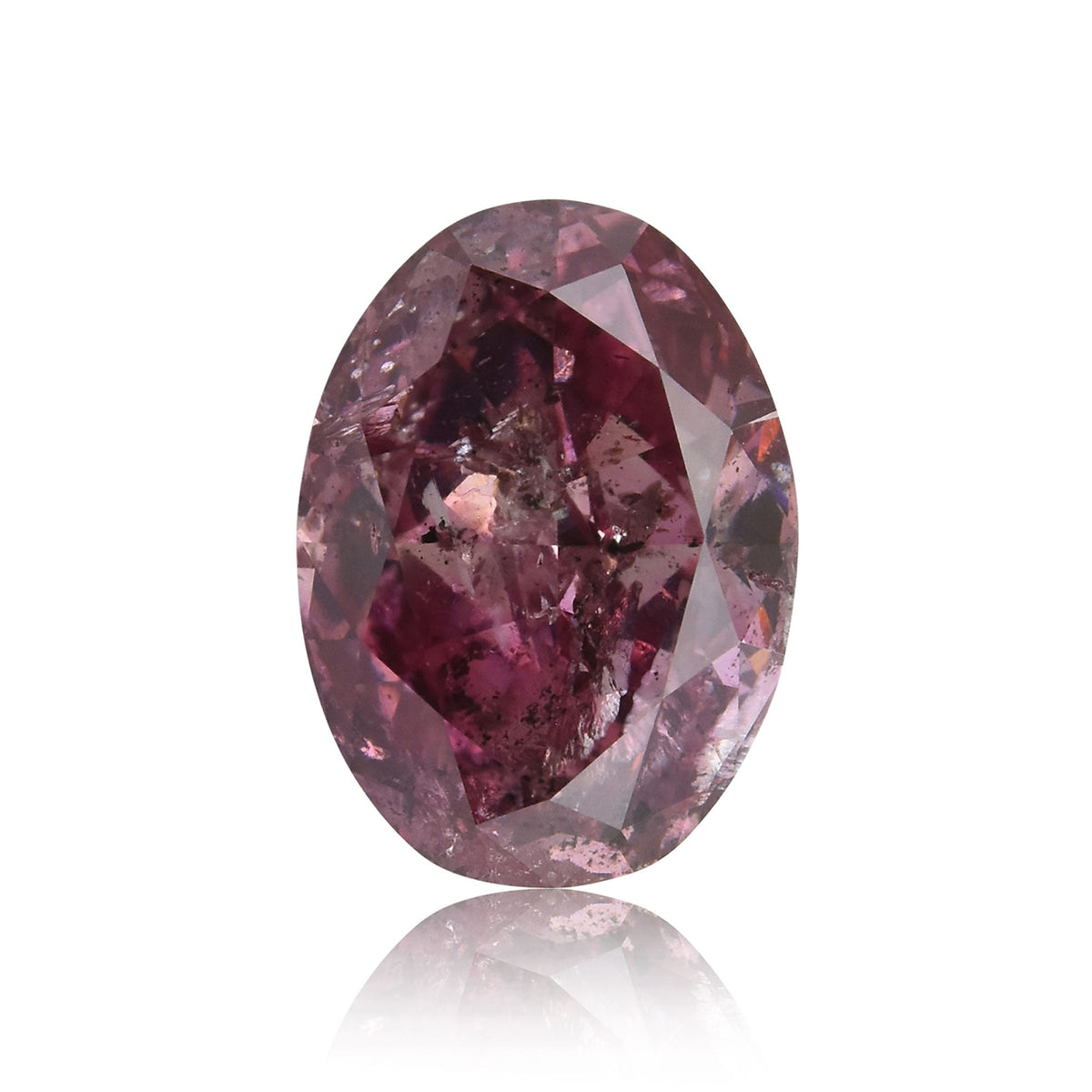Ovaler Diamant | 1,71 ct | Fancy Deep Purple Pink | (I2) | GIA | Ref 393767
