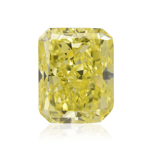 1.56 Carat Fancy Intense Yellow Radiant Diamond SI1 GIA