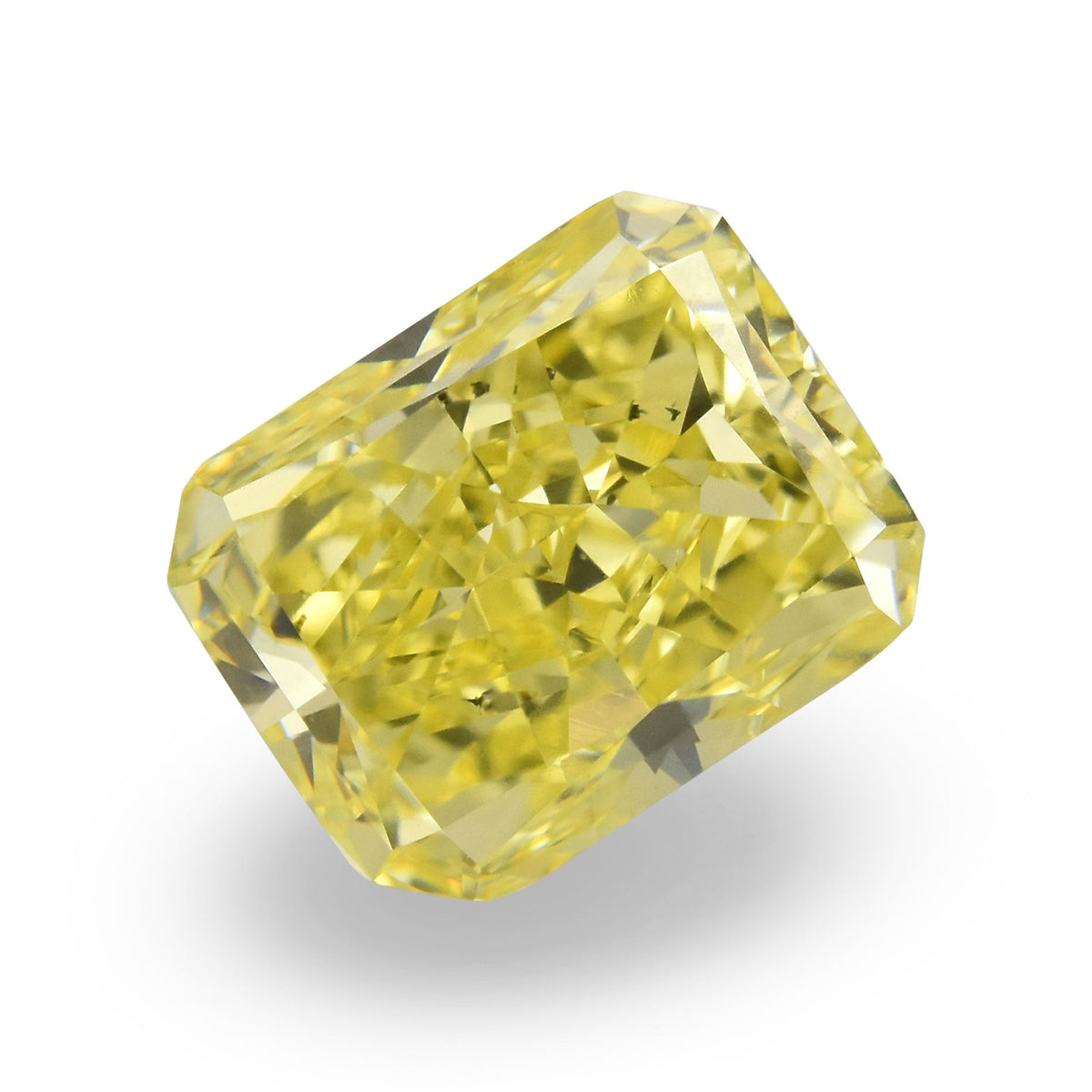 1.56 Carat Fancy Intense Yellow Radiant Diamond SI1 GIA
