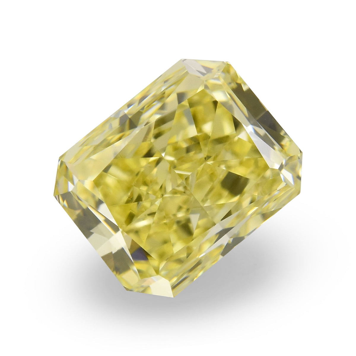 0.94 Carat Fancy Yellow Radiant Diamond VS1 GIA