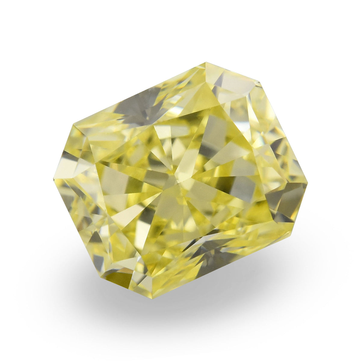 0,71 Karat Fancy Yellow Radiant VS1 GIA