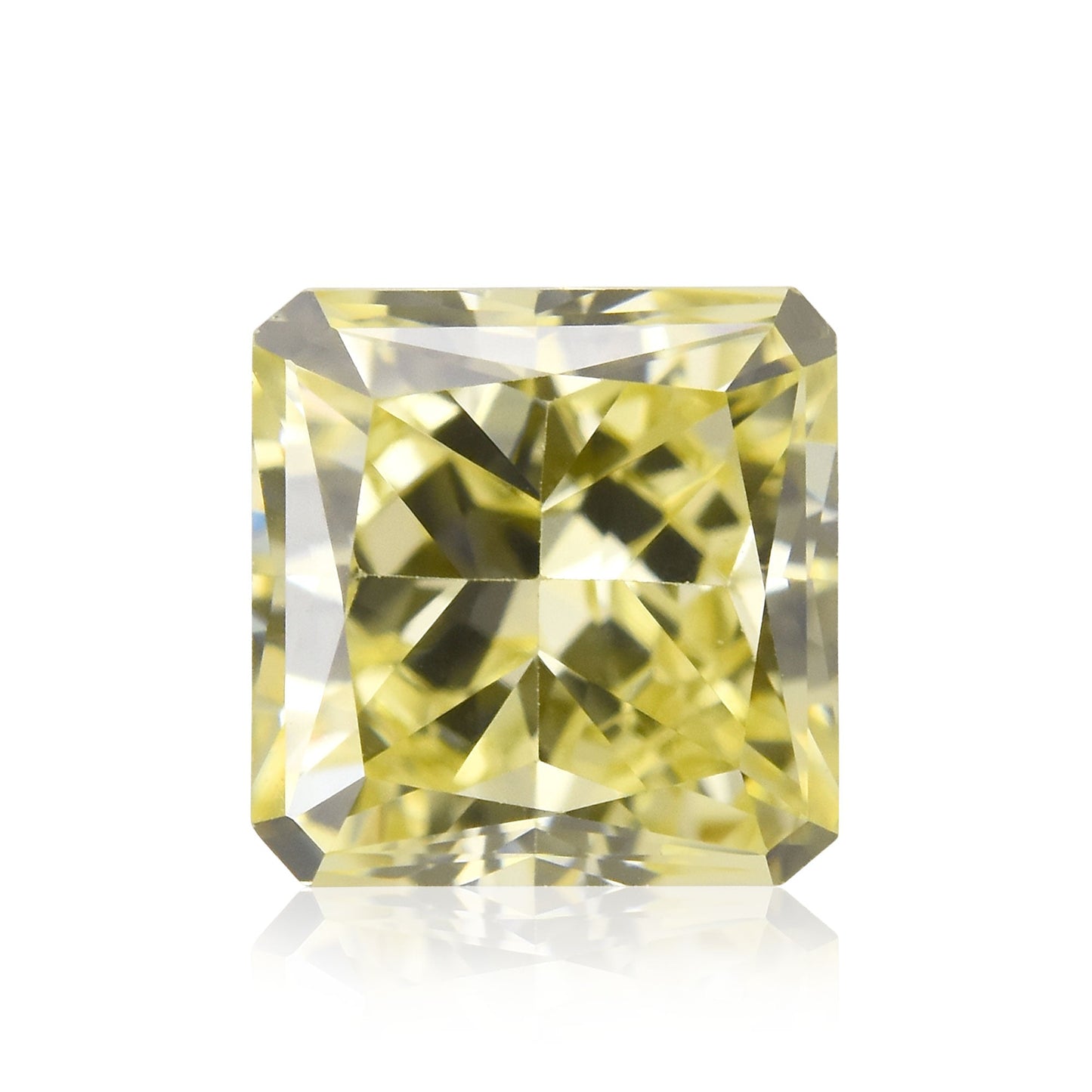 0,50 Karat Fancy Yellow Radiant VVS1 GIA