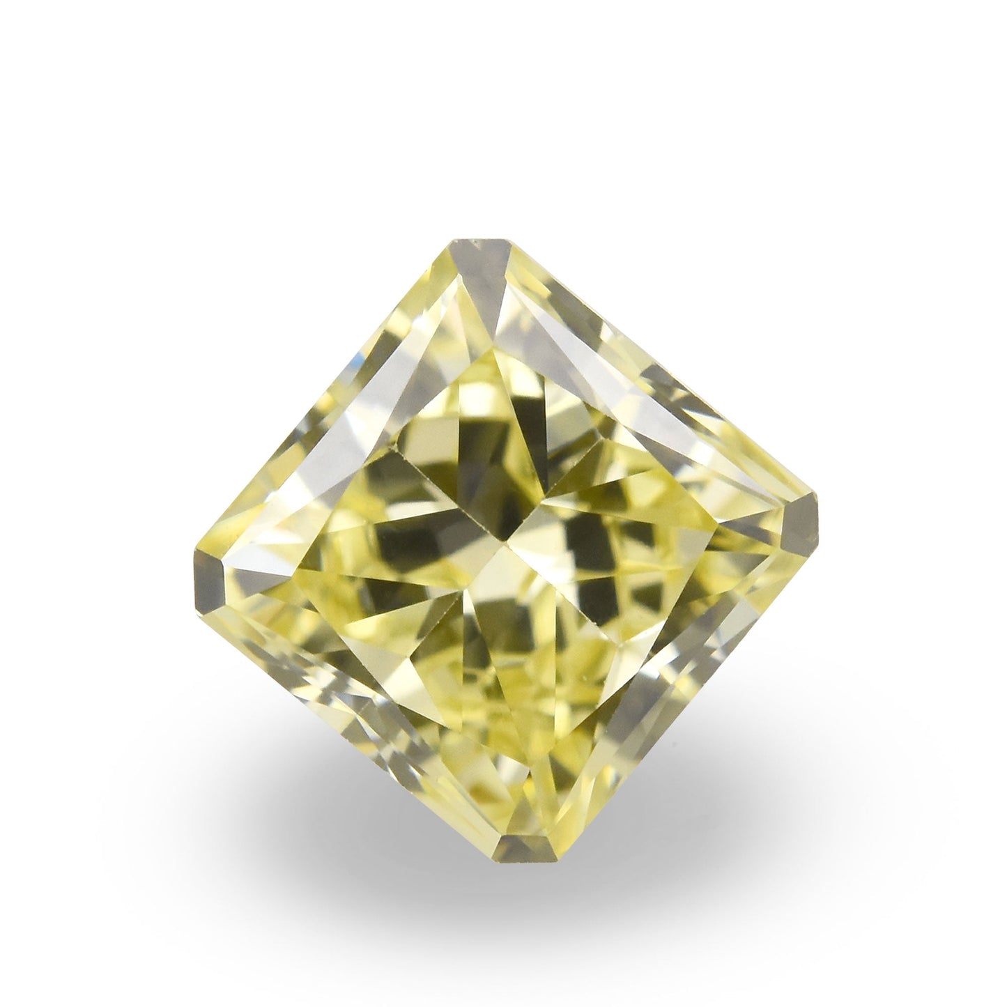 0,50 Karat Fancy Yellow Radiant VVS1 GIA
