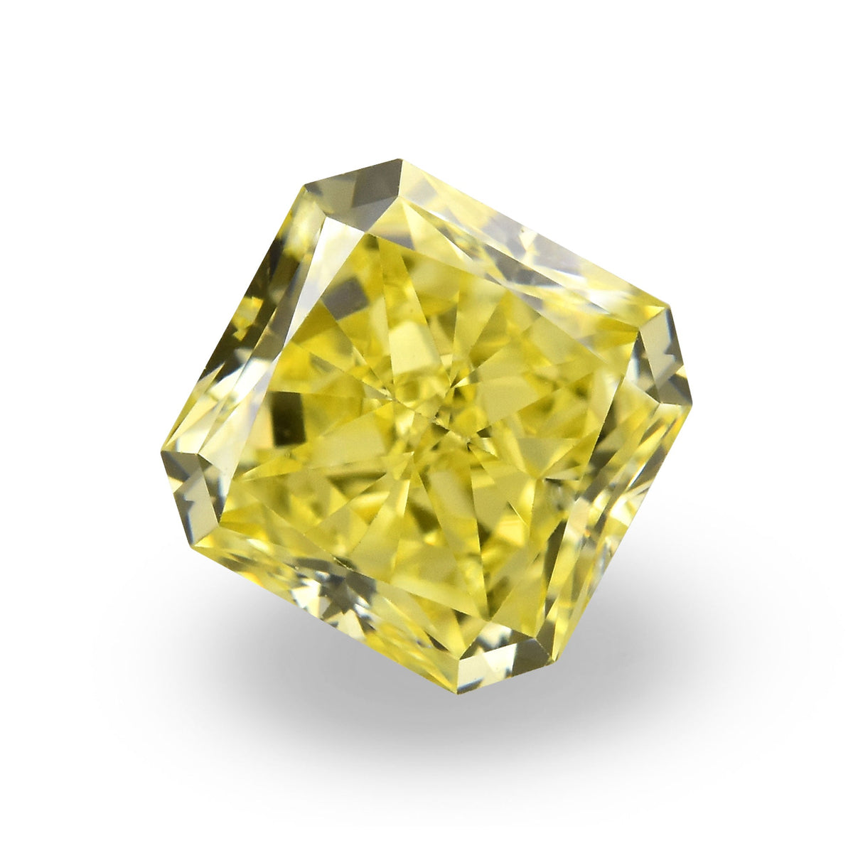 0,49 Karat Fancy Intense Yellow Radiant VS1 GIA