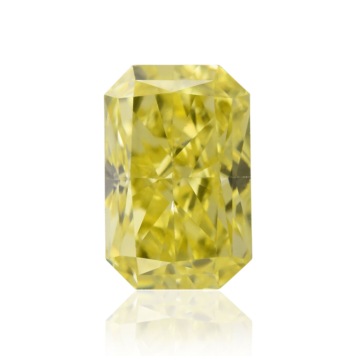 0,47 Karat Fancy Intense Yellow Radiant VVS2 GIA