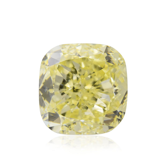2.14 Carat Fancy Yellow Cushion Diamond SI2 GIA