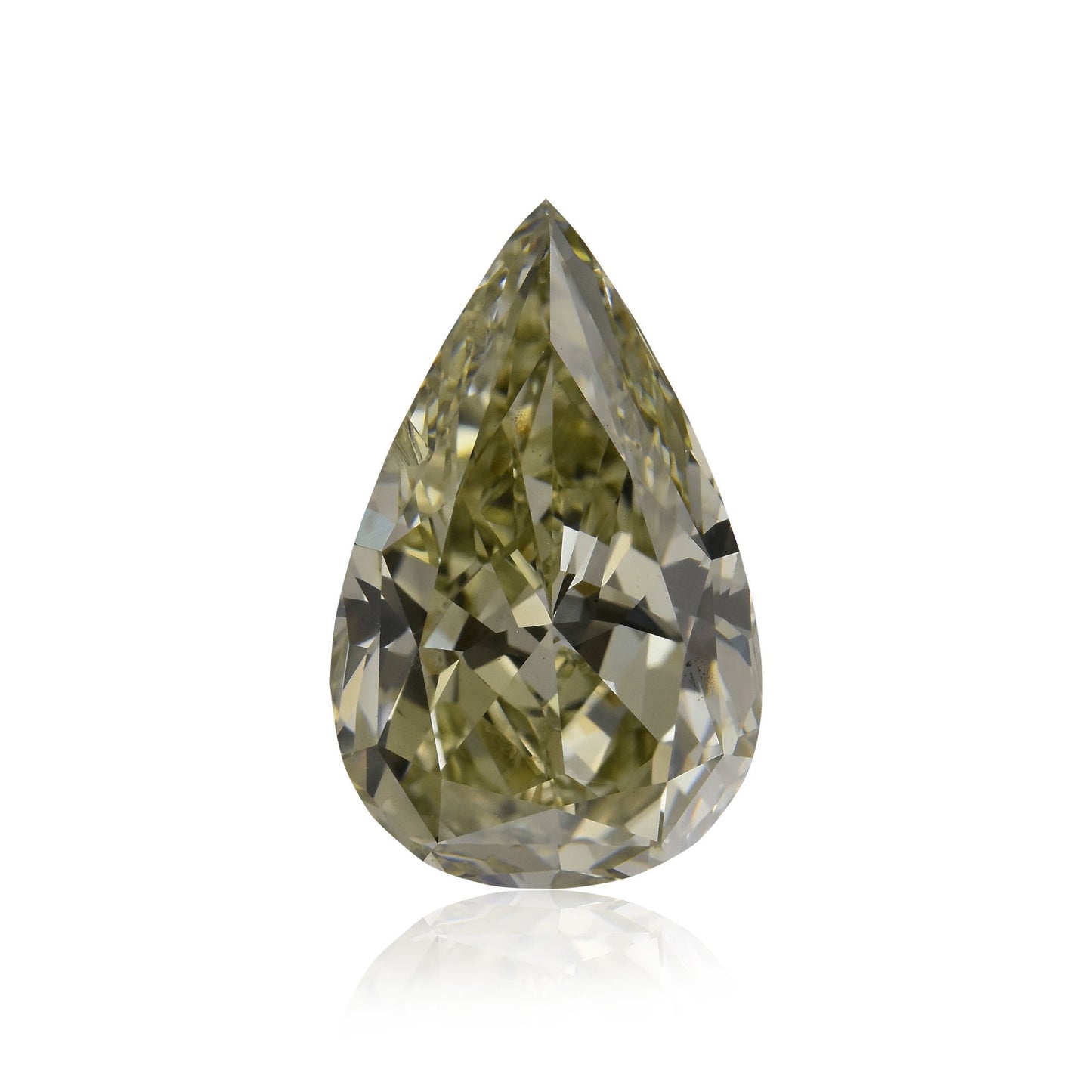 3,43 Karat Chamäleon-Birnen-Diamant SI2 GIA