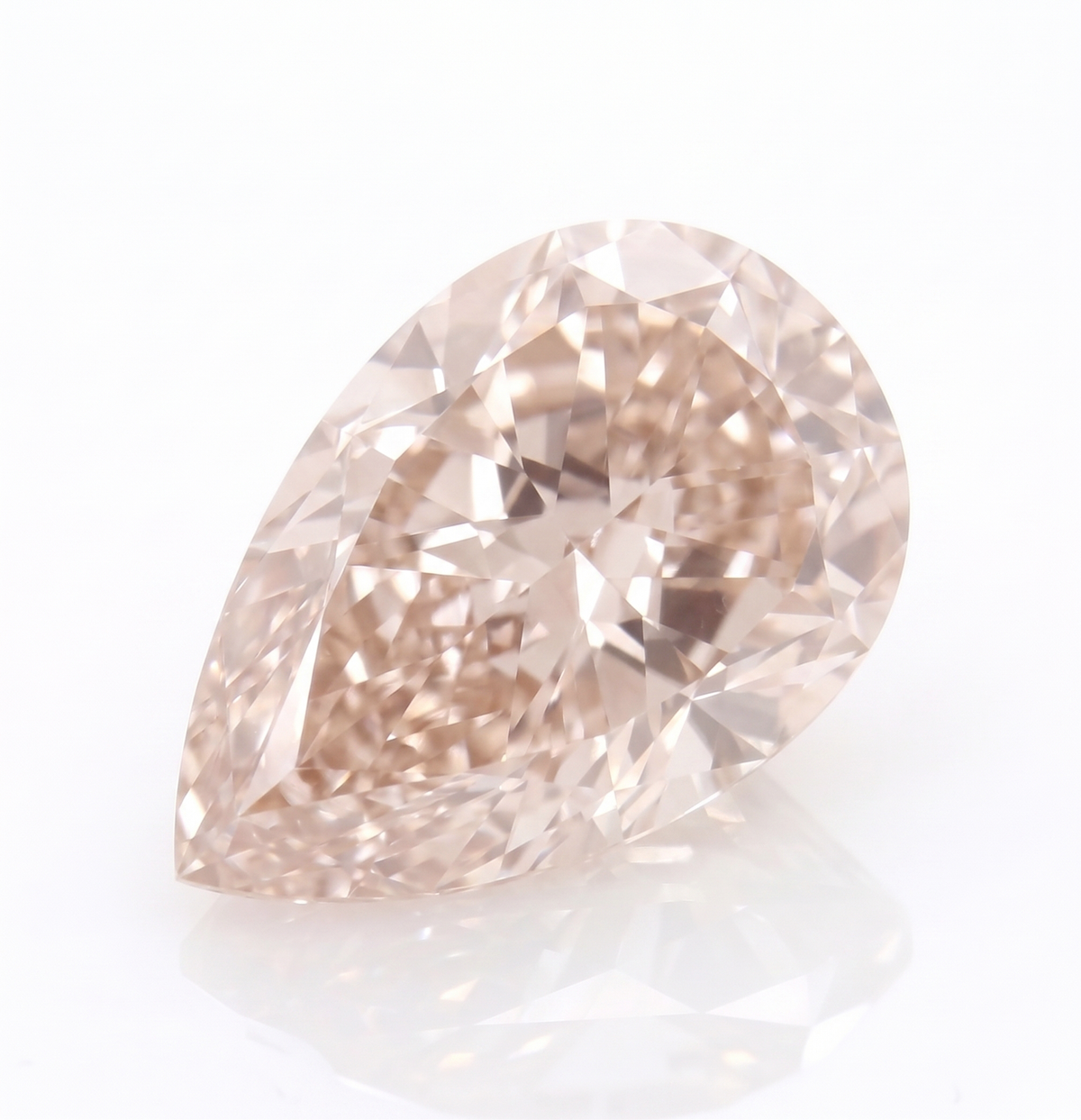 Birnenförmiger Diamant | 3,39 ct | Fancy Light Pink Brown | VVS2 | GIA | Ref 720783