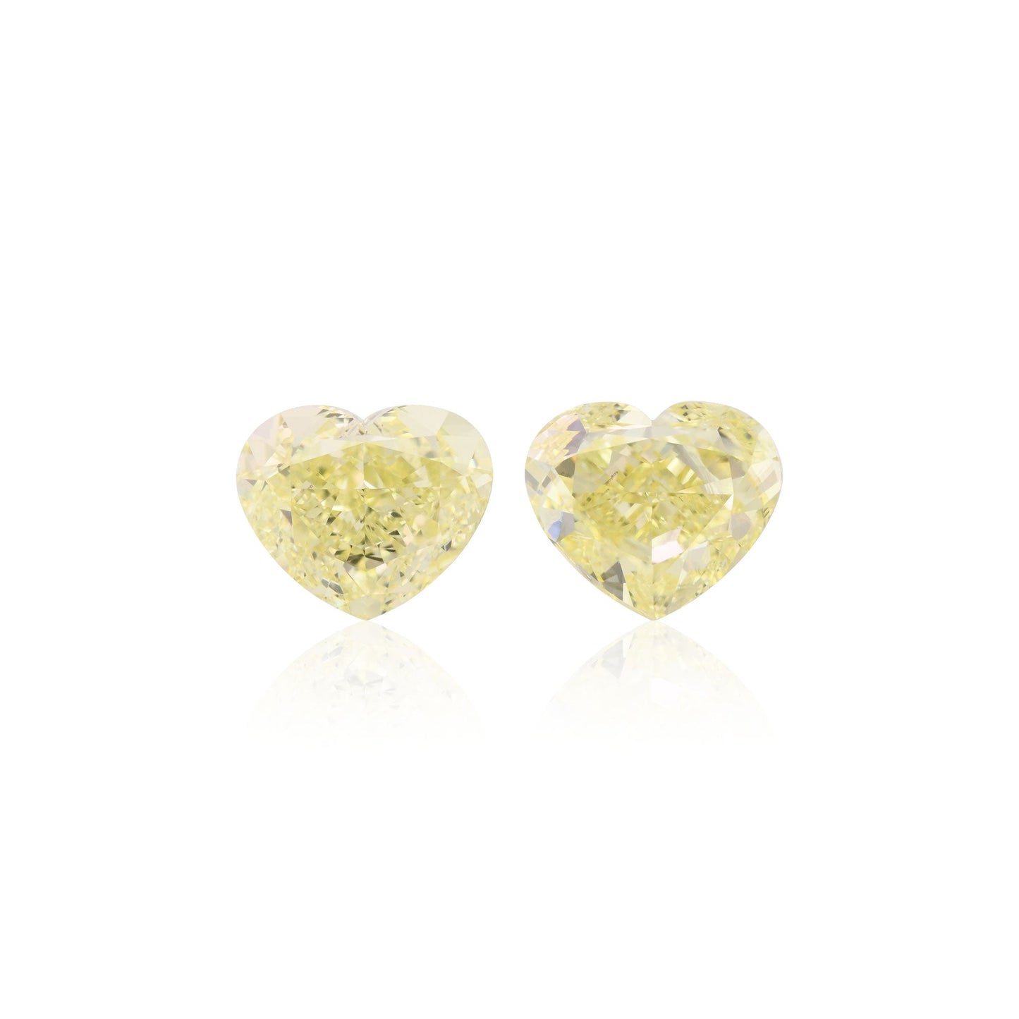 4,01 Karat Fancy Light Yellow Herz-Diamanten VS2 GIA