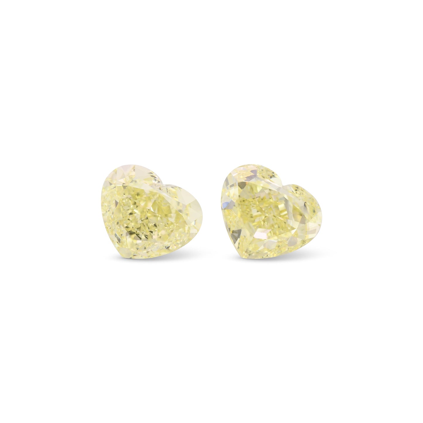 4,01 Karat Fancy Light Yellow Herz-Diamanten VS2 GIA