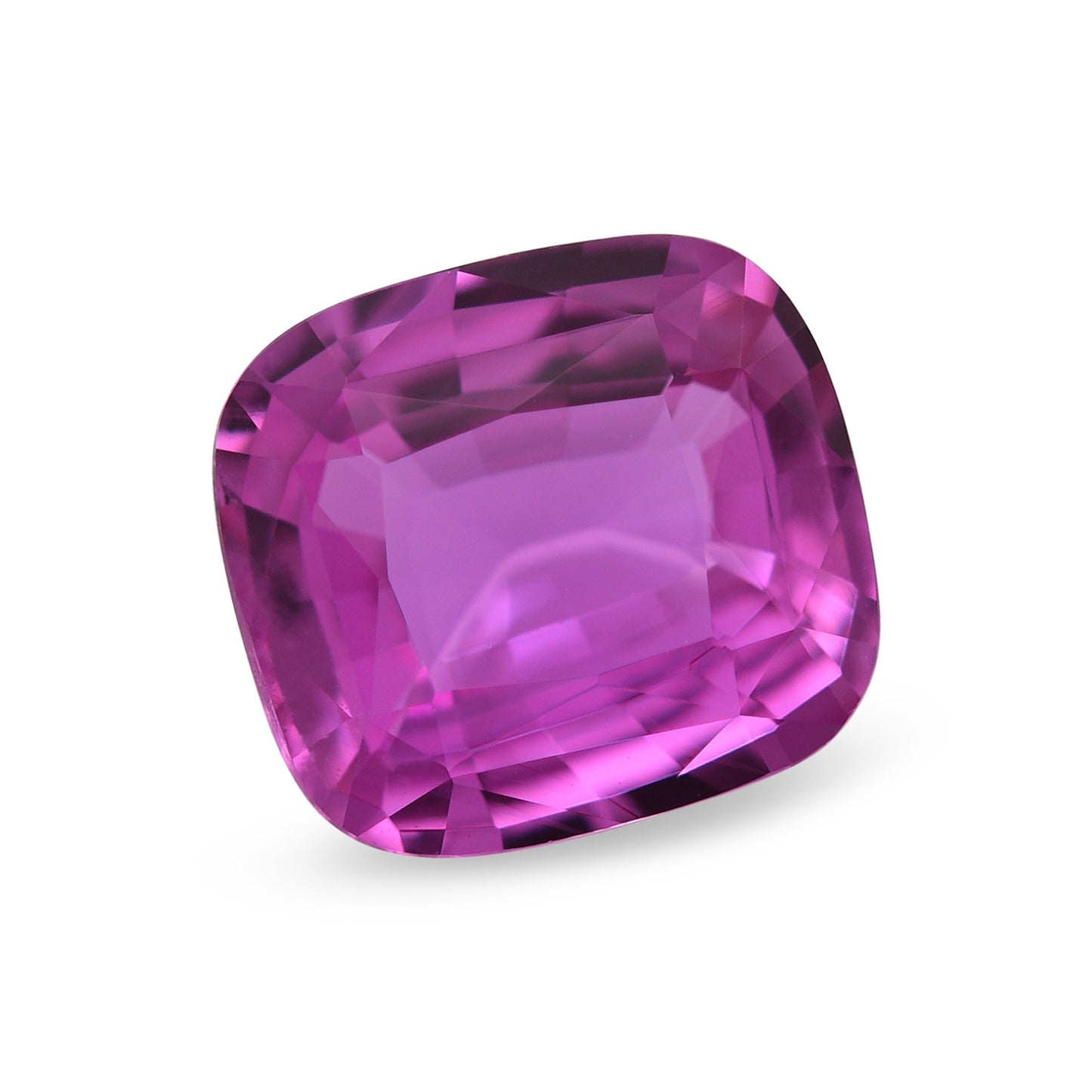 4,04 Karat rosafarbener MADAGASCAR Cushion Sapphire CD
