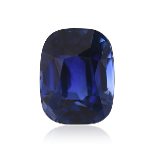 4,06 Karat blauer Kissen-Saphir aus Sri Lanka (GRS)