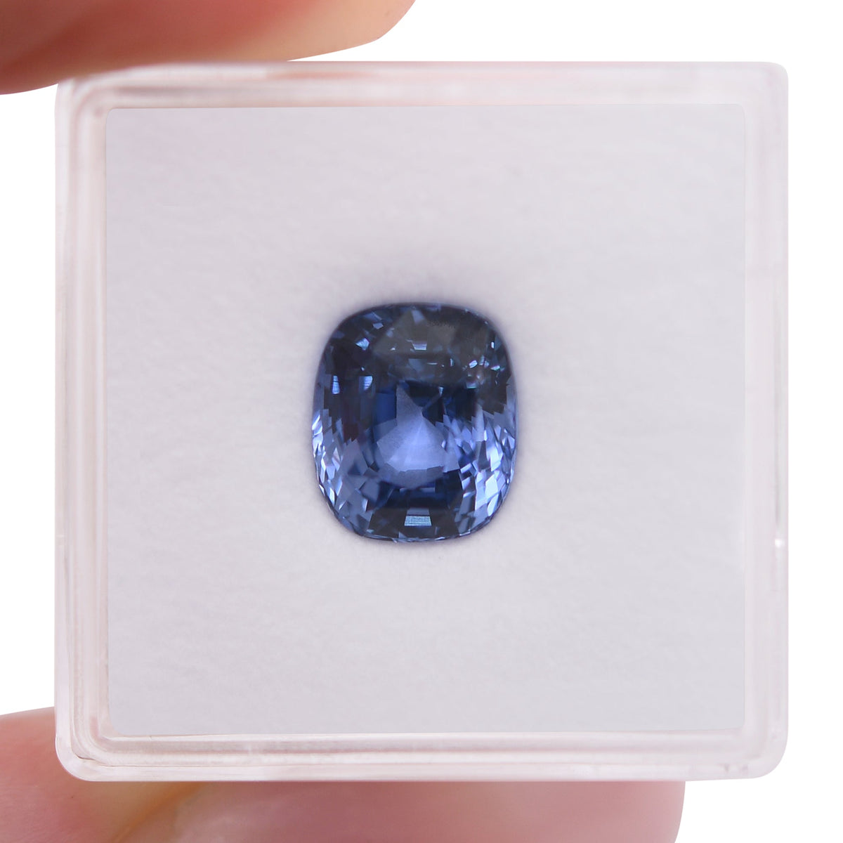 Kissenförmiger Saphir | 4,09 ct | Blau | GIA | Ref. 711348