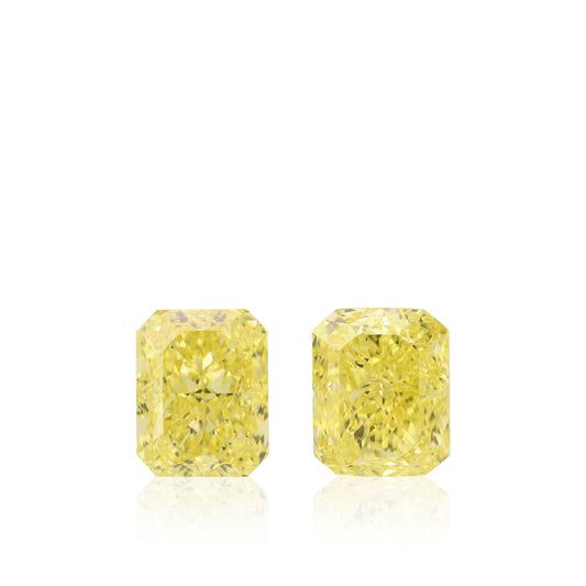 4,12 Karat Fancy Intense Yellow Radiant Diamanten VS2 GIA