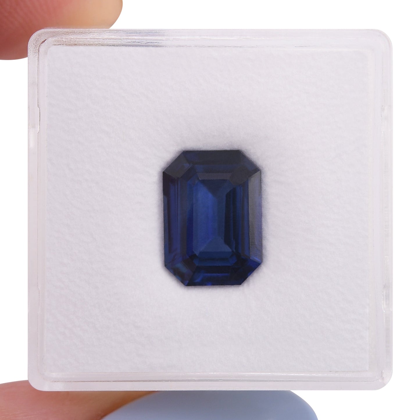 4,21 Karat blauer Kissen-Saphir aus Sri Lanka, GIA-geprüft