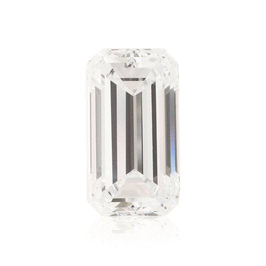 4.23 Carat F Emerald Diamond VS1 GIA