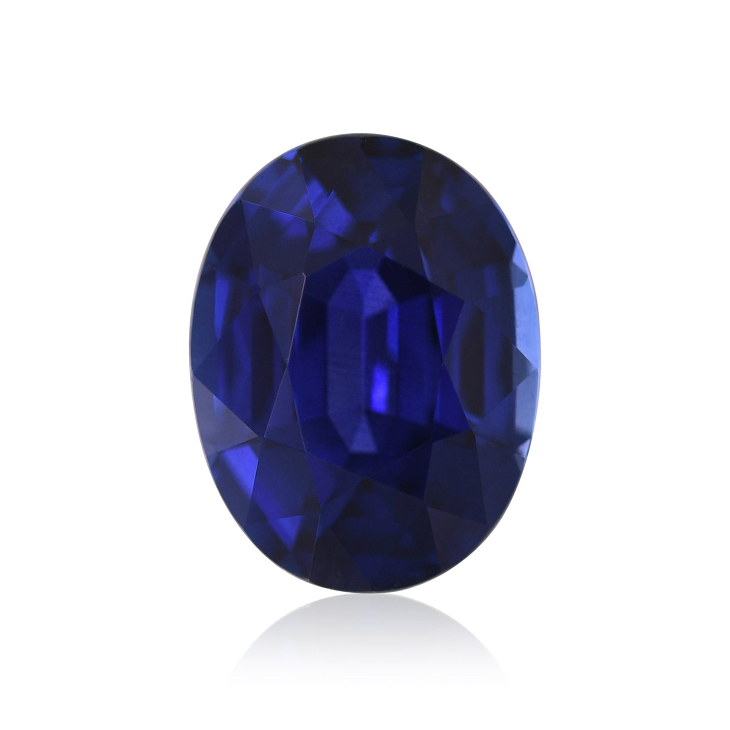 4,38 Karat blauer ovaler Saphir aus Sri Lanka (CD)