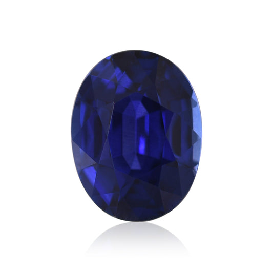 4,38 Karat blauer ovaler Saphir aus Sri Lanka (CD)