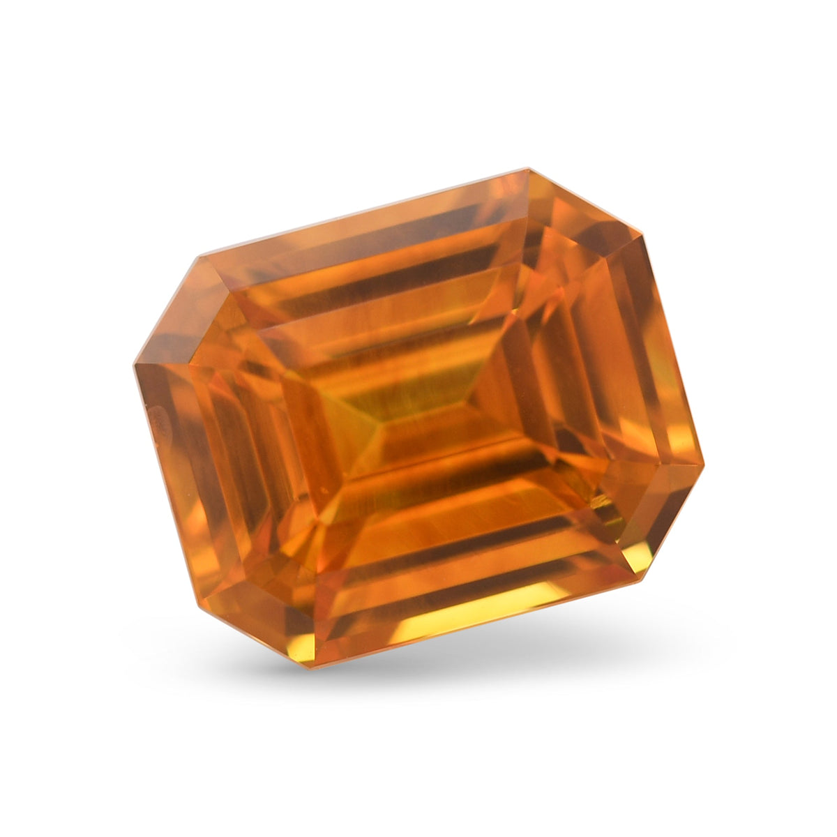 Smaragdgrüner Saphir | 4,5 ct | Orange | GIA | Ref. 718604