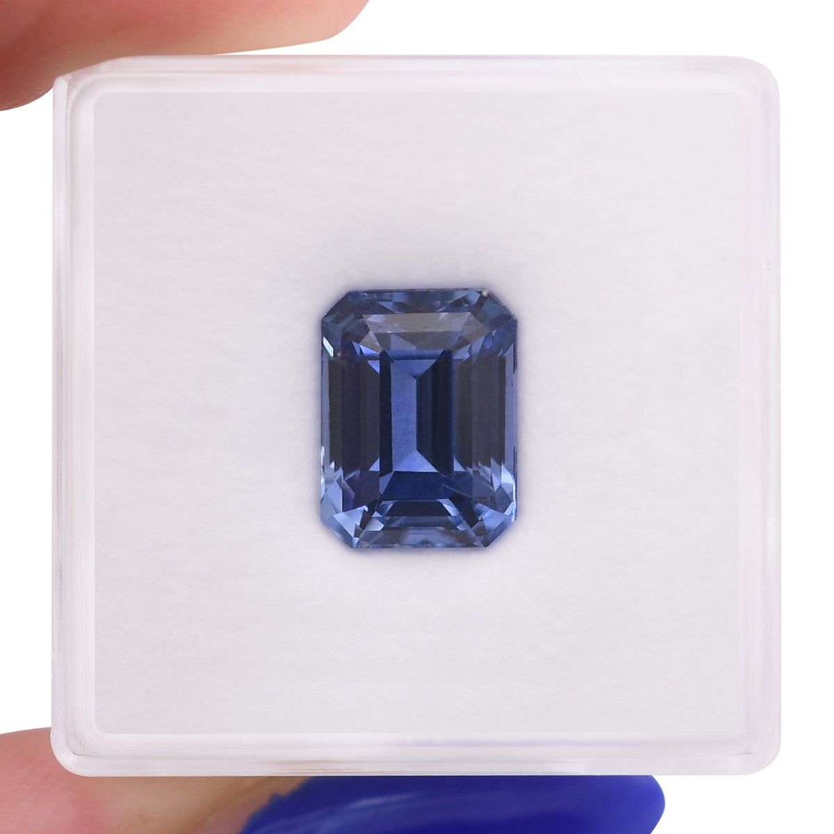Emerald Sapphire | 4.53 ct | Blue | GIA | Ref 722690