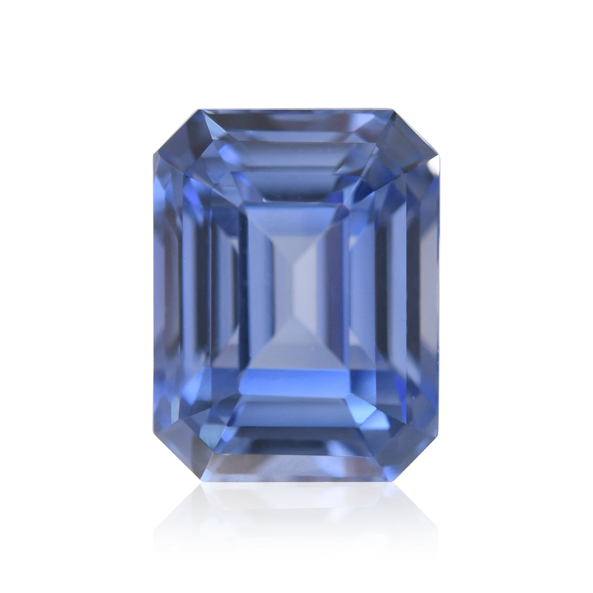 Smaragd-Saphir | 4,57 ct | Blau | CD | Ref. 719416