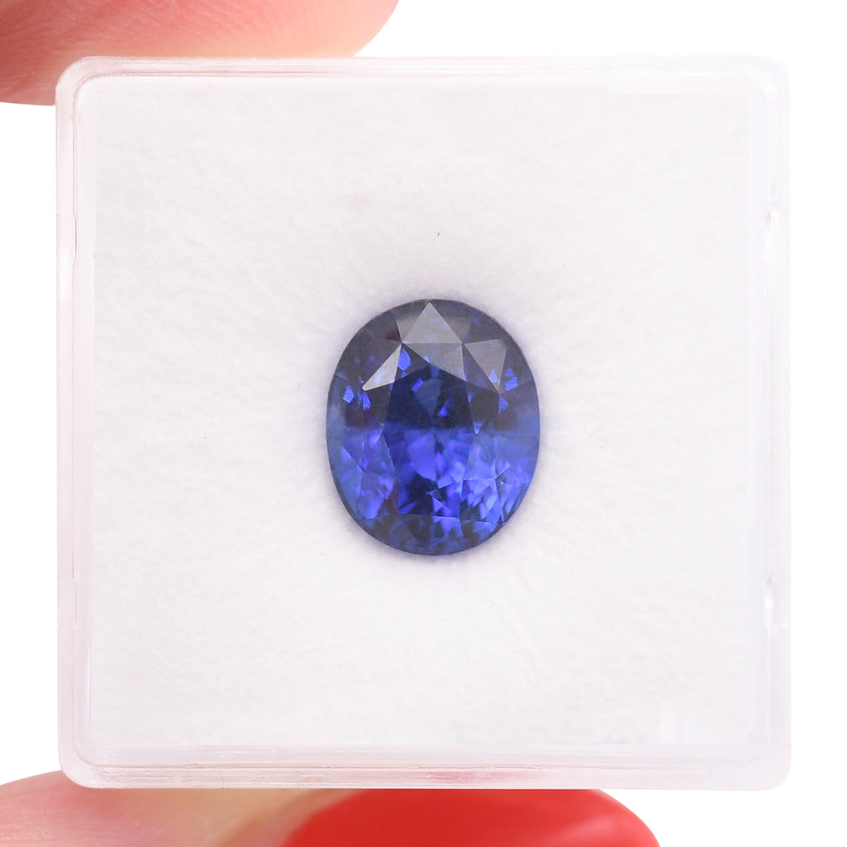 Ovaler Saphir | 4,95 ct | Blau | CD | Ref. 719430