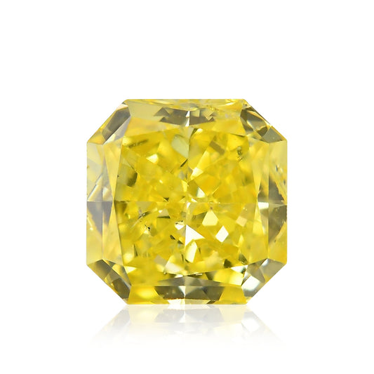 0,51 Karat Fancy Vivid Yellow Radiant (SI1) GIA