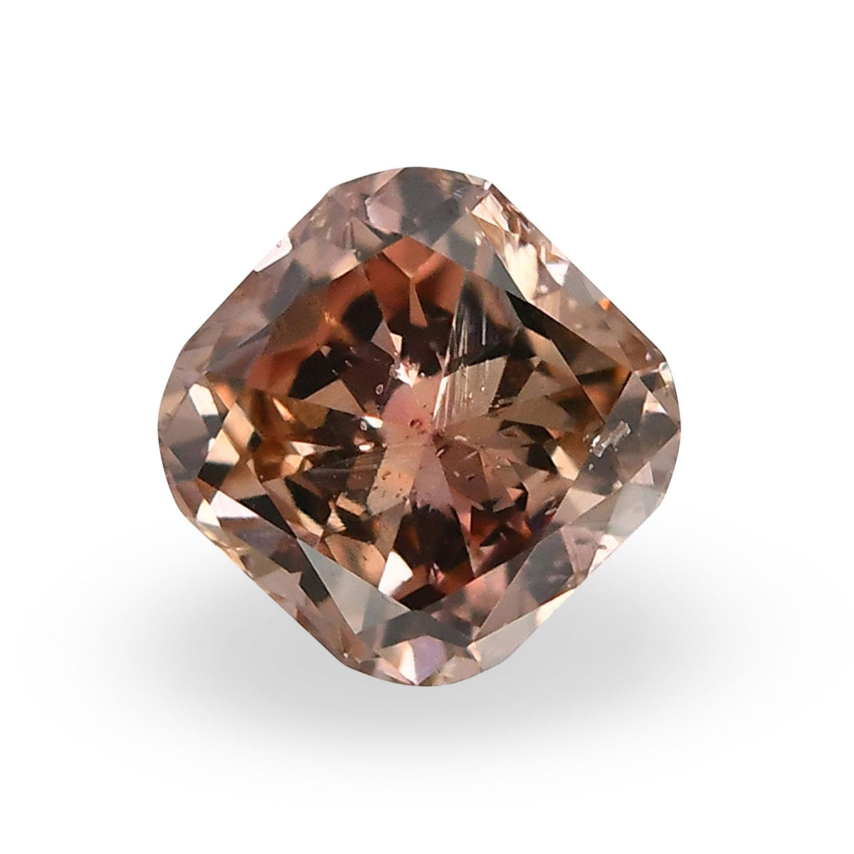 0,23 Karat Fancy Brown Pink Cushion Diamant SI2 GIA