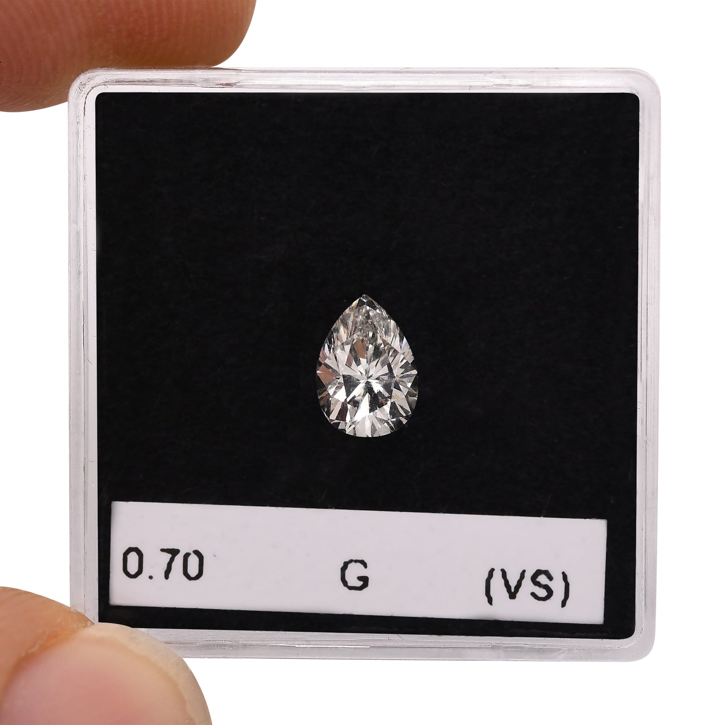 0,70 Karat G Birnenförmiger Diamant (VS)