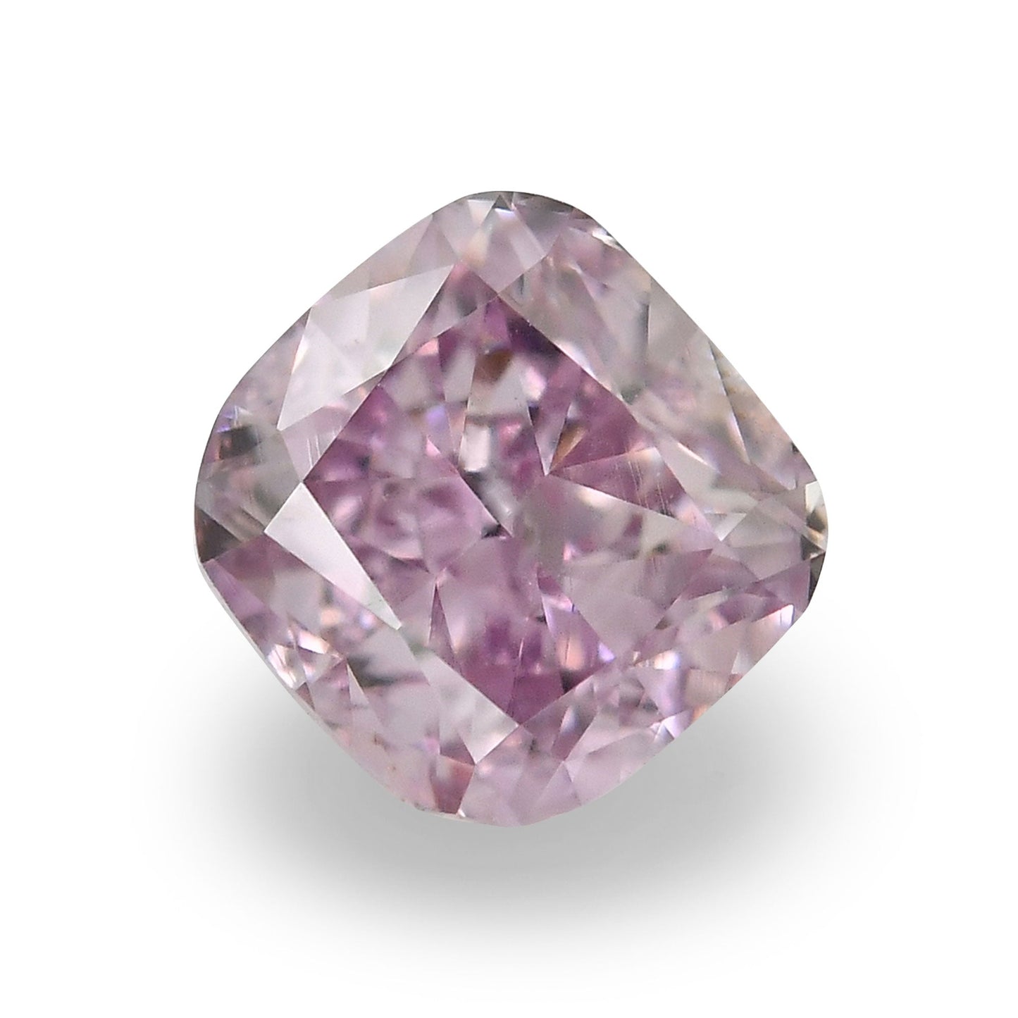 0,50 Karat Fancy Pink Purple Cushion Diamond SI1 GIA