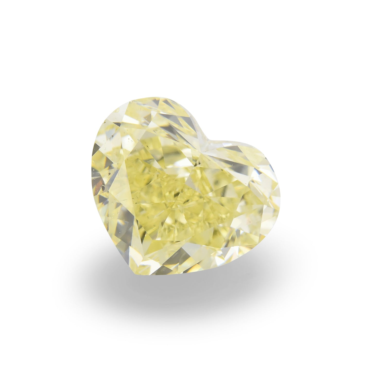 3,03 Karat Fancy Yellow Heart Diamant SI1 GIA