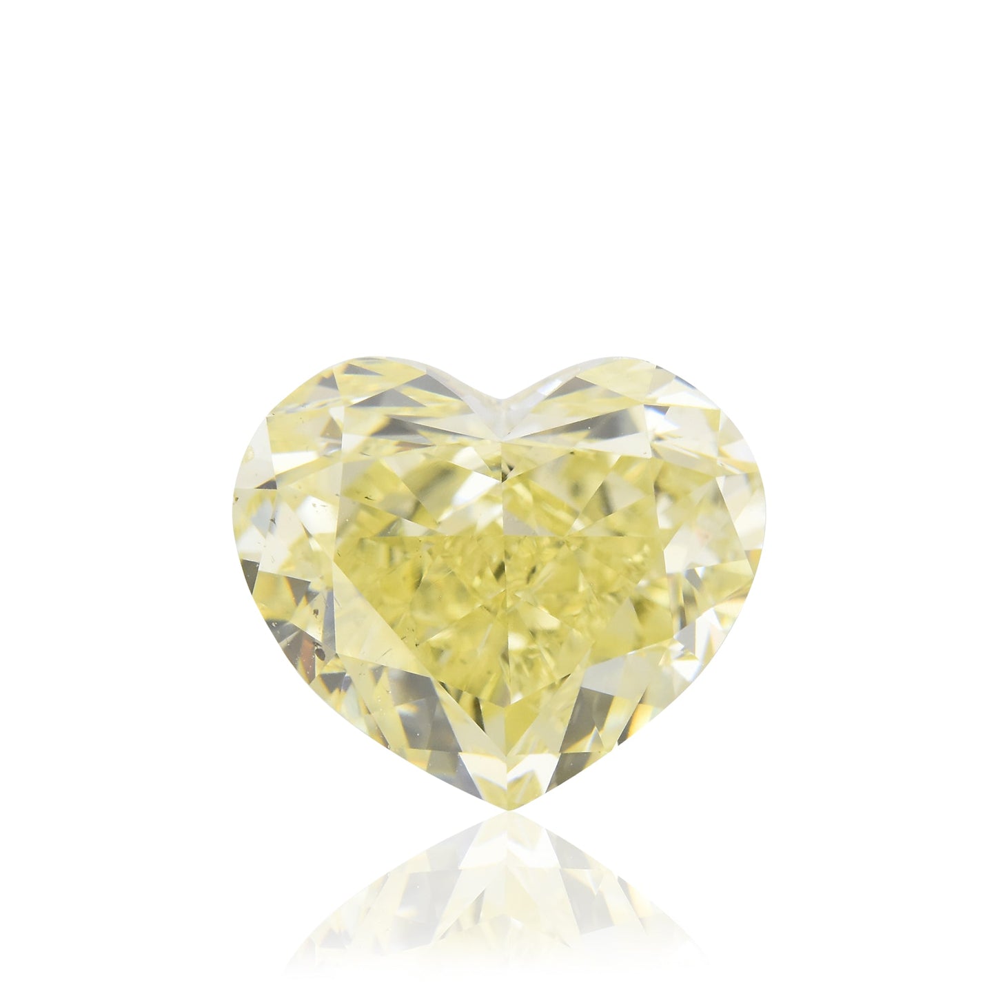 3,03 Karat Fancy Yellow Heart Diamant SI1 GIA