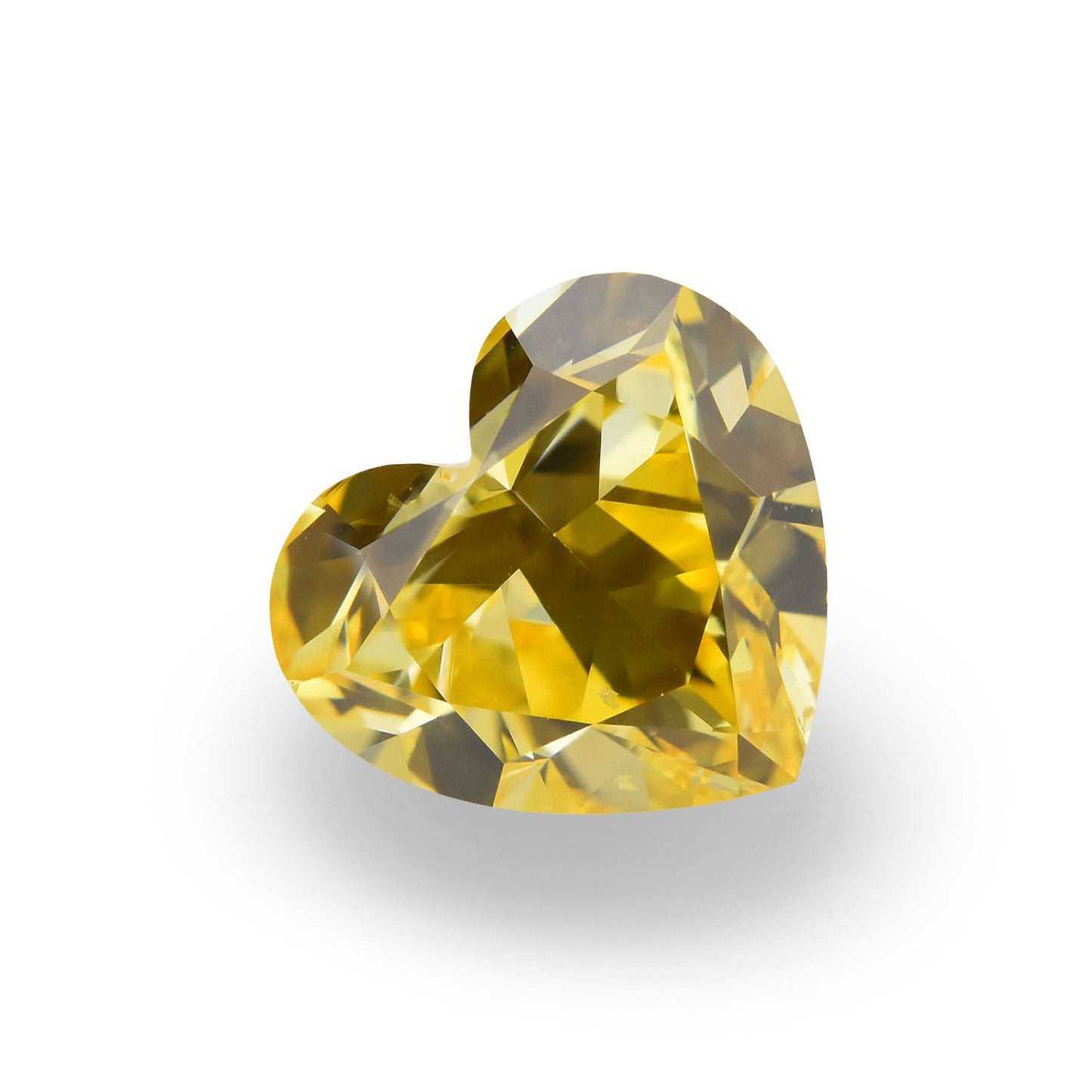 1,01 Karat Fancy Vivid Orange Yellow Heart Diamant SI1 GIA