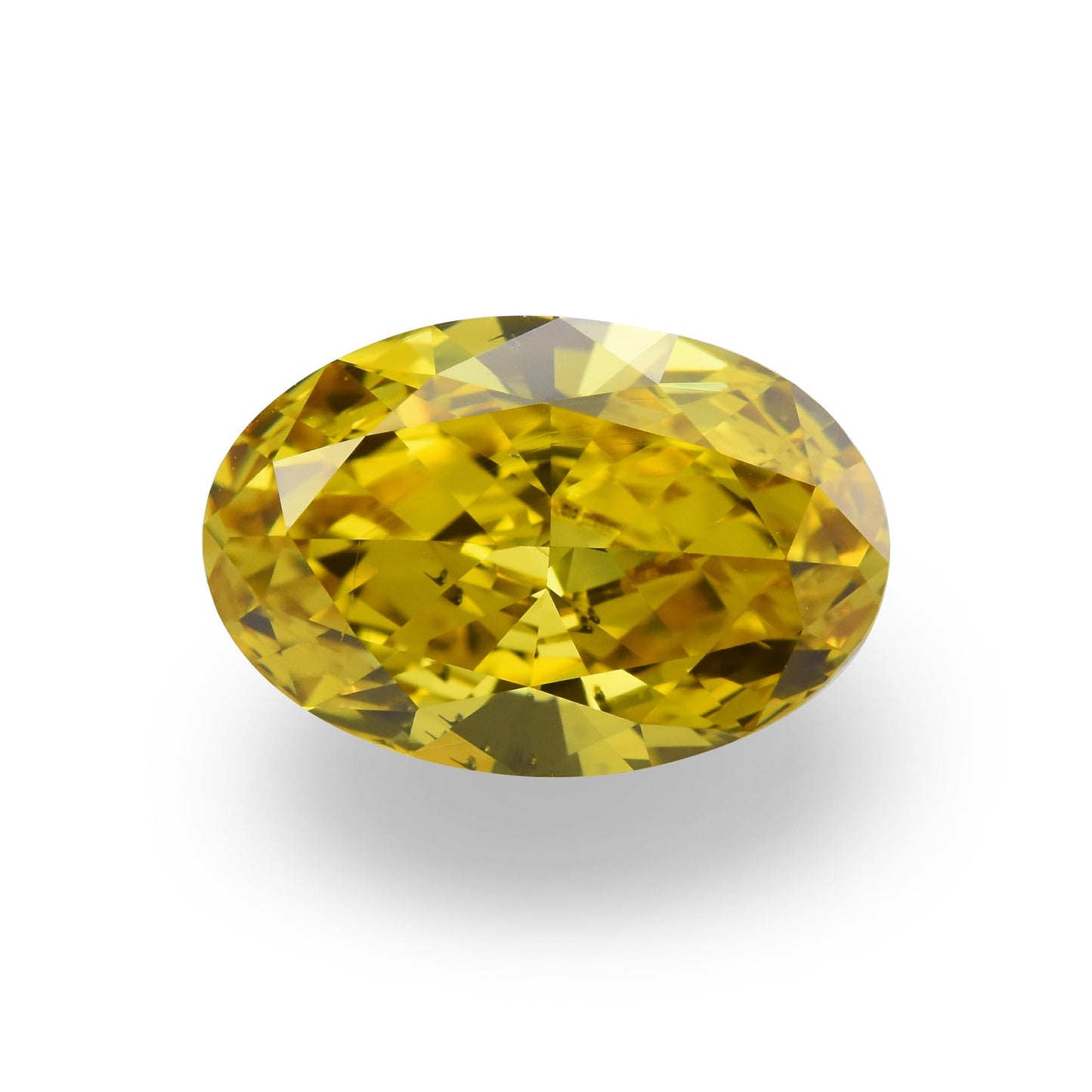 1,06 Karat Fancy Deep Yellow Ovaler Diamant SI1 GIA