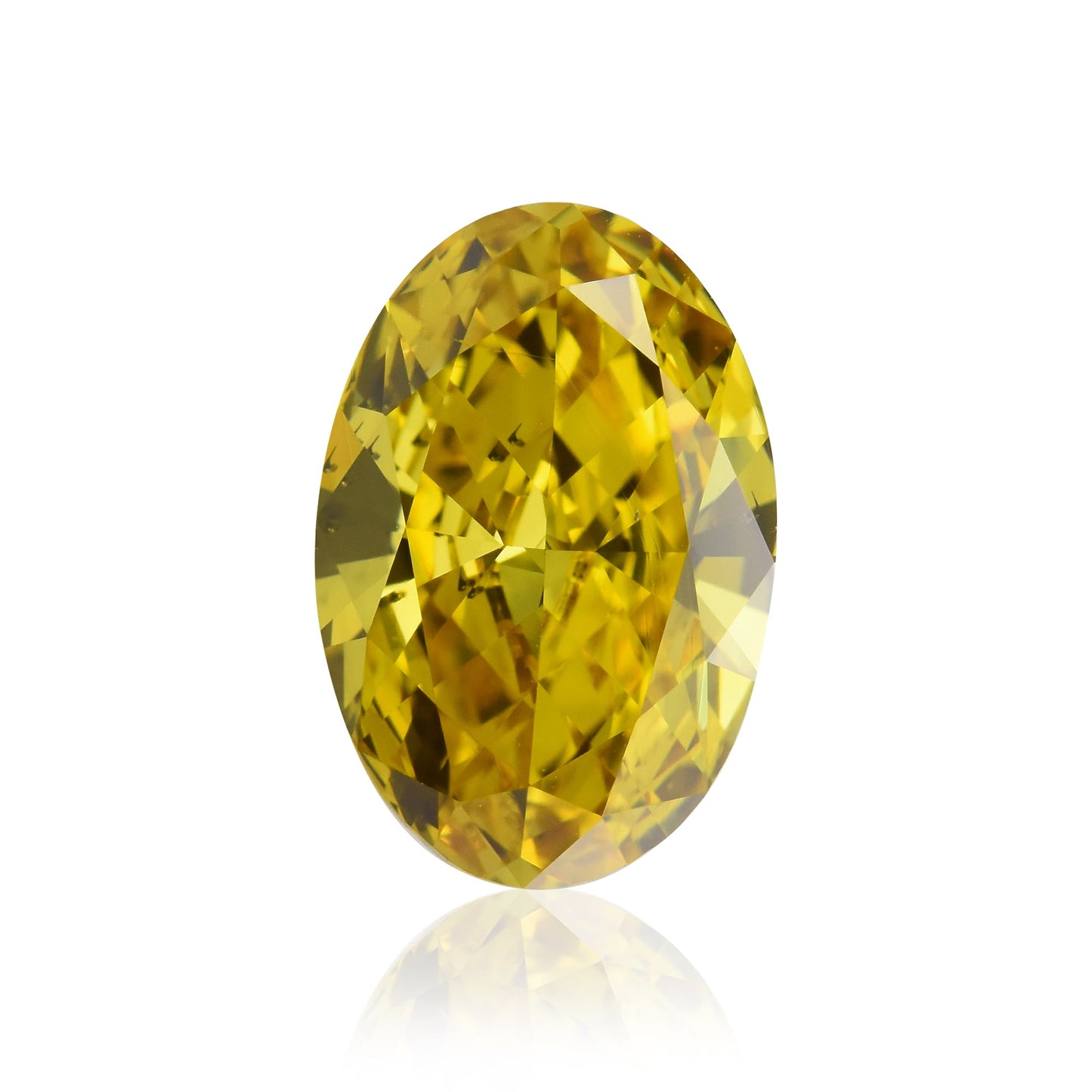 1,06 Karat Fancy Deep Yellow Ovaler Diamant SI1 GIA