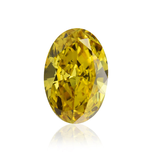 1,06 Karat Fancy Deep Yellow Ovaler Diamant SI1 GIA