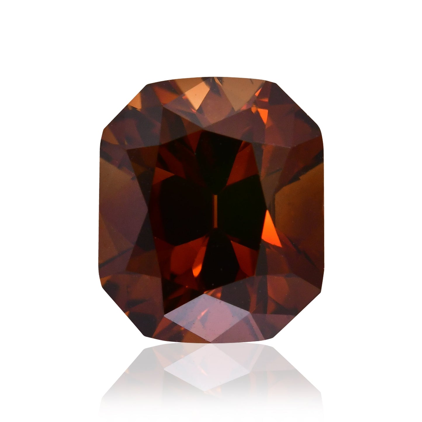 1,15 Karat Fancy Deep Orange Brown Radiant (VS1) GIA