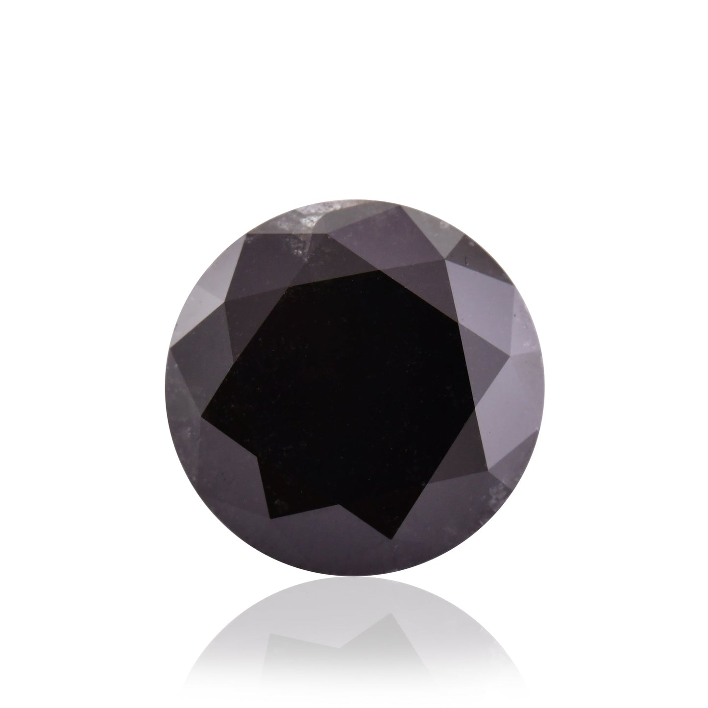 10.23 Carat Fancy Black Round Brilliant Diamond  GIA