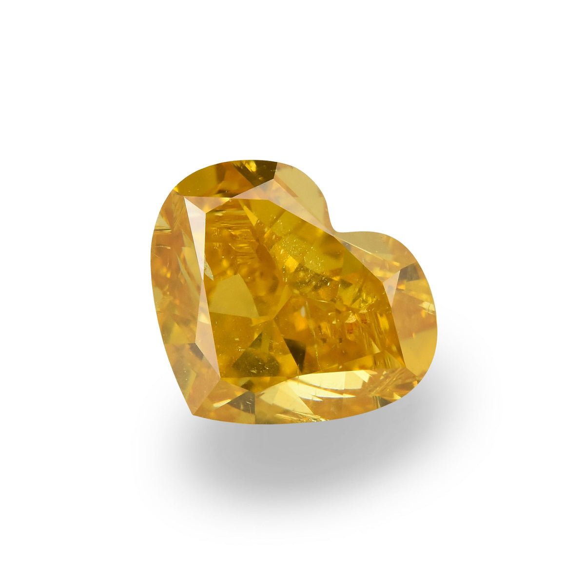 Herzförmiger Diamant | 1,45 ct | Intensives Orange-Gelb | (SI2) | GIA | Ref. 415217
