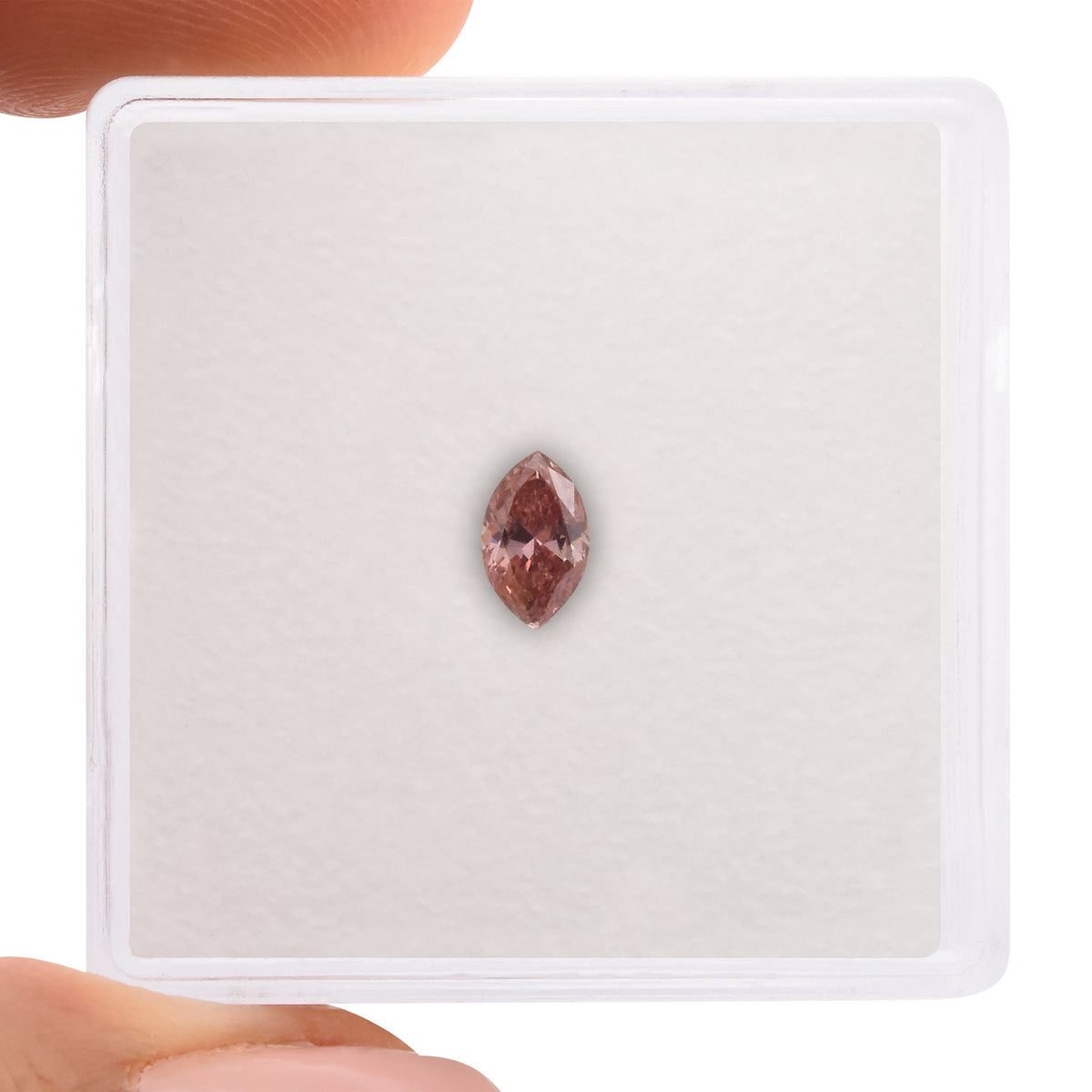 0,25 Karat Fancy Intense Pink Marquise-Diamant SI1 GIA
